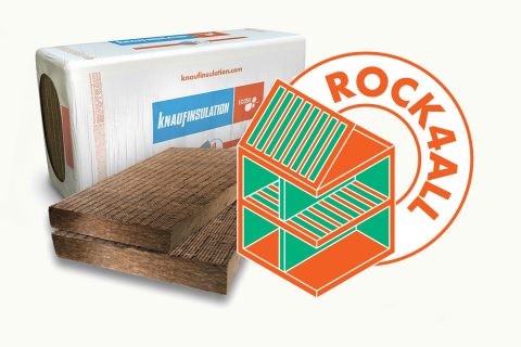 Knauf Rock4All 50 mm steenwolplaat 1200x600 mm