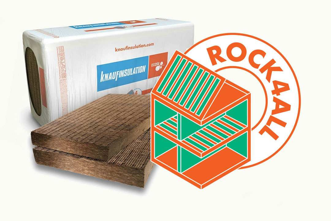 Knauf Rock4All 120 mm steenwolplaat 1200x600 mm
