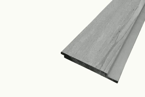 NE vuren channelsiding fijnbezaagd 18x145 mm grijs geïmpregneerd