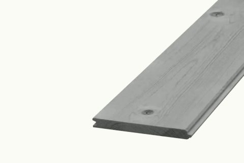 NE vuren puntschroot geschaafd 18x135 mm grijs geïmpregneerd