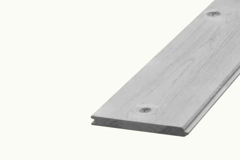 NE vuren puntschroot geschaafd 18x135 mm zilvergrijs geïmpregneerd