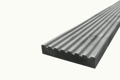 NE vuren vlonderplank 28x145 mm grijs geïmpregneerd
