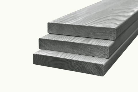 NE vuren geschaafd 28x170mm grijs geïmpregneerd