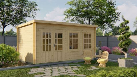 Tuindeco Blokhut Sadie - 40 mm geïmpregneerd vuren