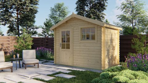 Tuindeco Blokhut Sten - 28 mm geïmpregneerd vuren