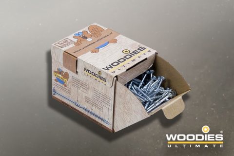 Woodies torx schroeven verzinkt 4.0 x 35/20 mm