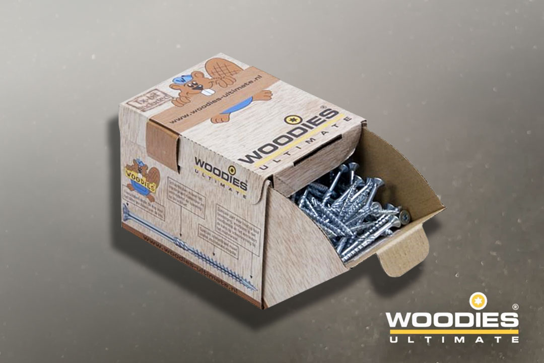 Woodies torx schroeven verzinkt 4.0 x 35/20 mm